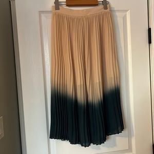 LAST CHANCE Unique ombré pleated skirt